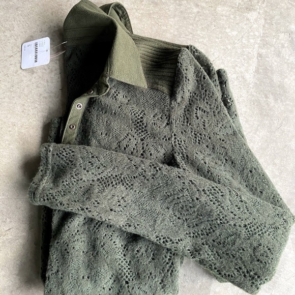 Free People Tops - NWT Free People Button Down Collar Shirt